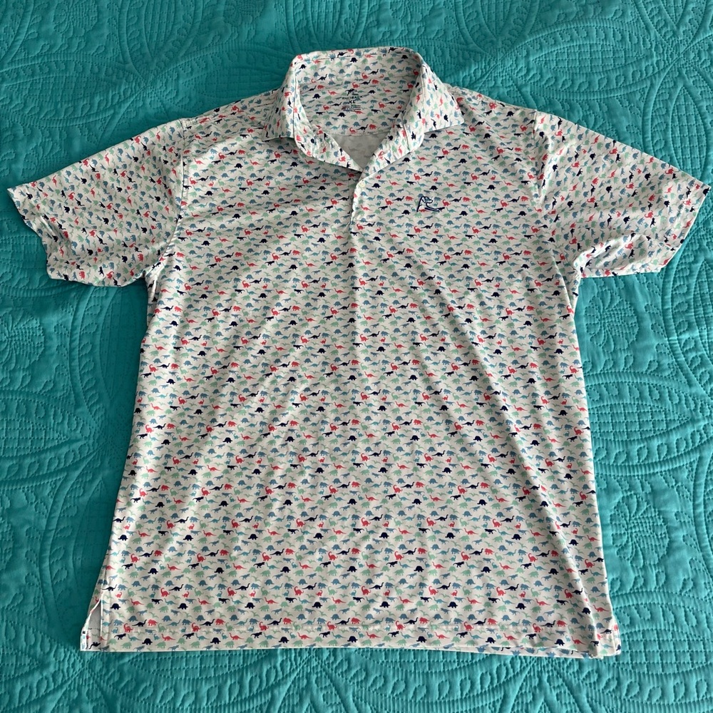 Rhoback Jurassic Dinosaur Polo XL